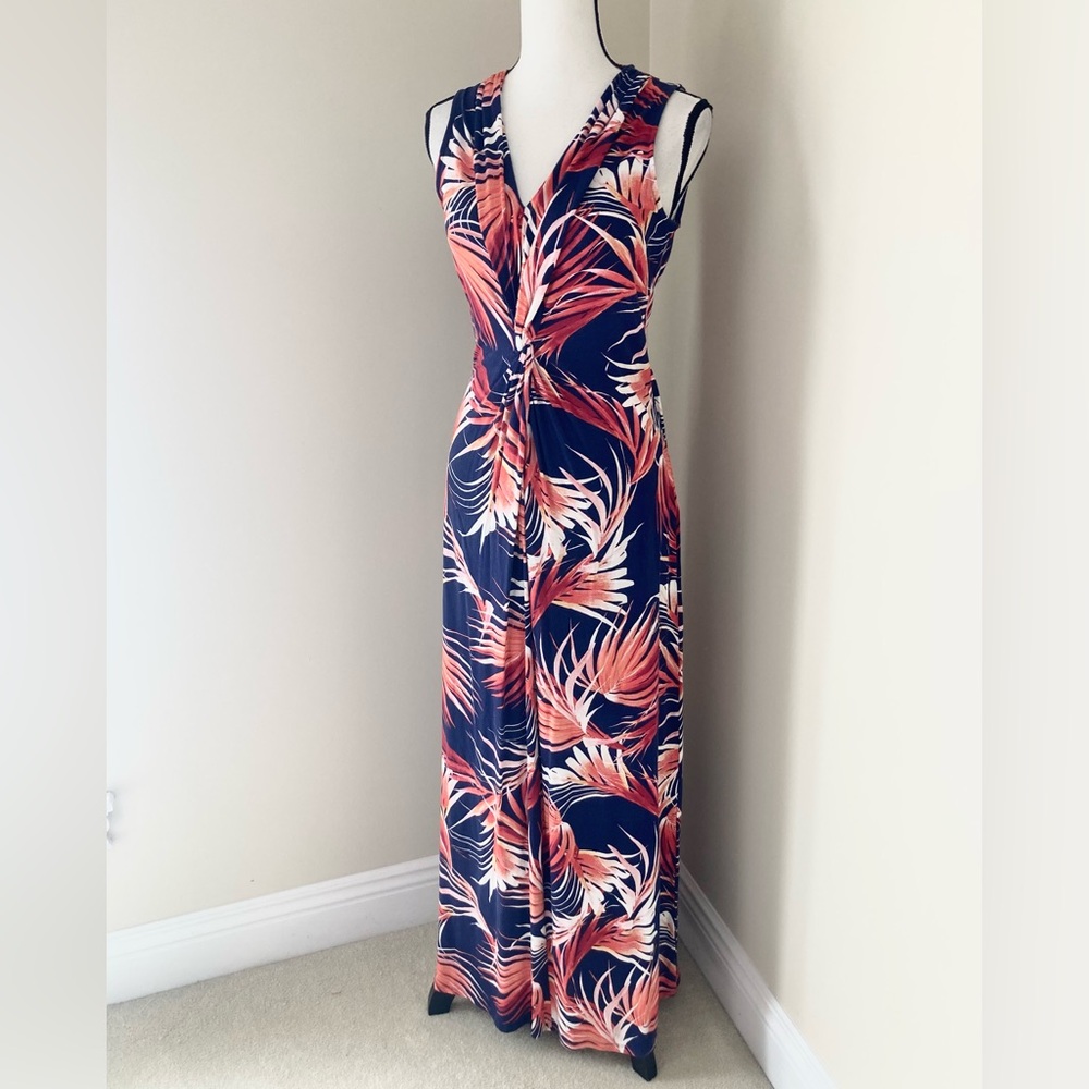 Tommy Bahama Fireworks Fronds Tambour Maxi Dress Size M - Picture 11 of 14